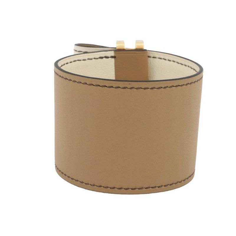 エルメス ブレスレット エラン ナタ/チャイ/ゴールド金具 スイフト U刻印 サイズT2 HERMES アクセサリー
