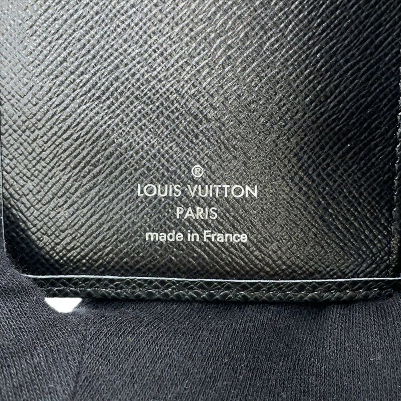 ルイヴィトン 手帳カバー タイガ アジェンダ・ポッシュ R20425 LOUIS VUITTON 手帳 黒 ブラック