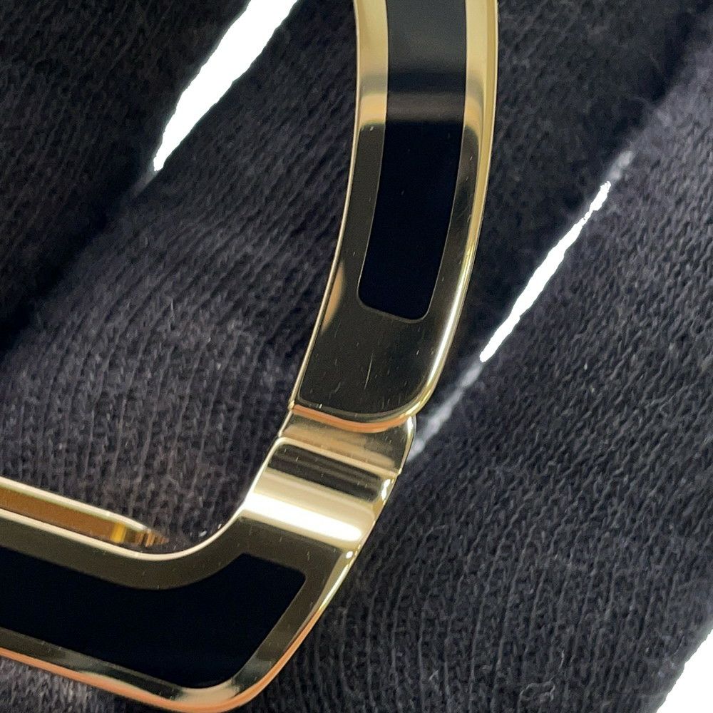 エルメス グローブホルダー イデアル ブラック/シャンパンゴールド金具 メタル HERMES 手袋ホルダー 黒