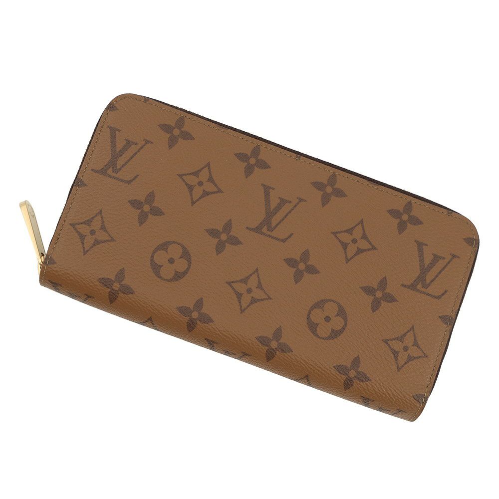 ルイヴィトン 長財布 モノグラム・リバース ジッピー・ウォレット M82444 LOUIS VUITTON 黒