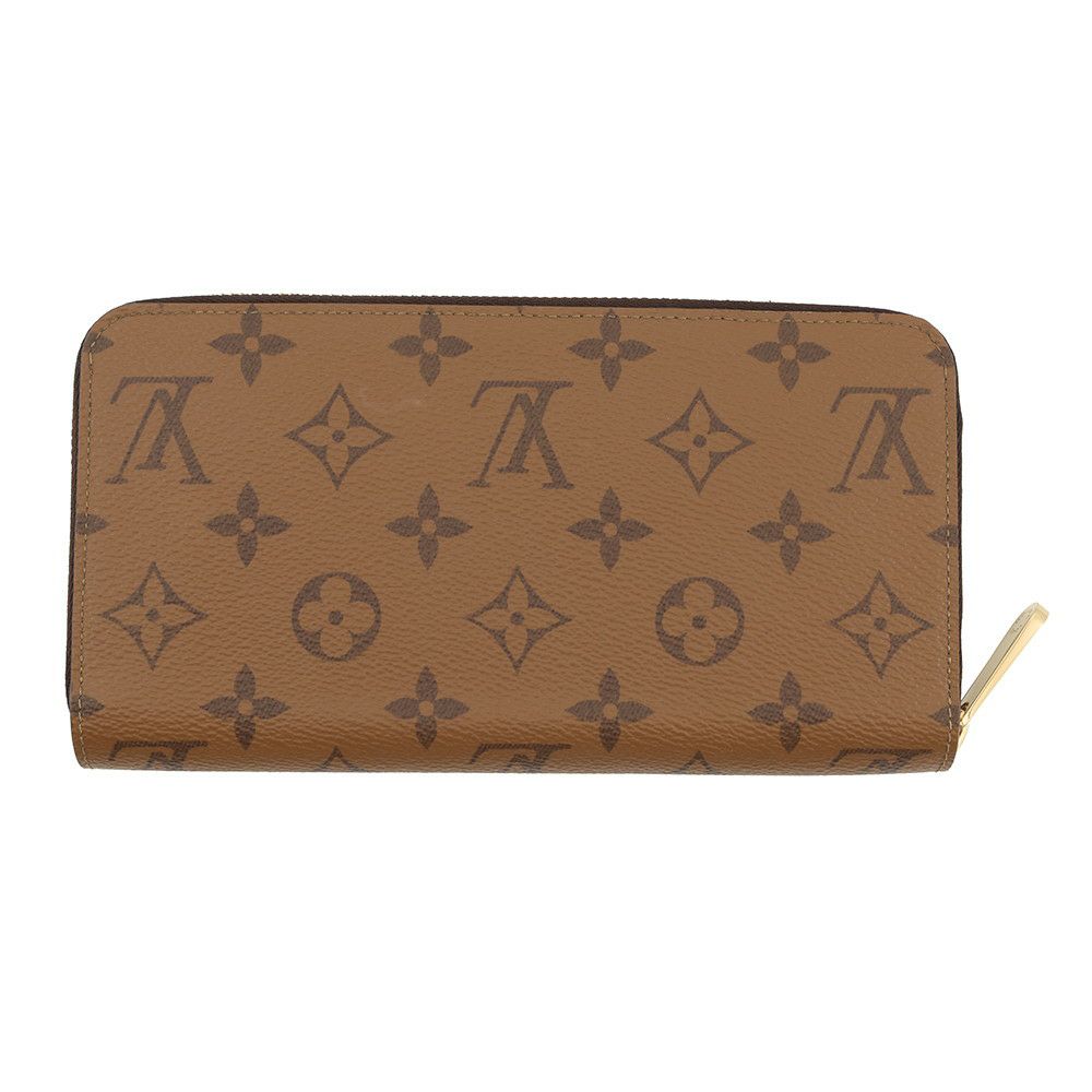 ルイヴィトン 長財布 モノグラム・リバース ジッピー・ウォレット M82444 LOUIS VUITTON 黒