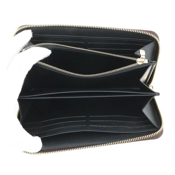 ルイヴィトン 長財布 モノグラム・リバース ジッピー・ウォレット M82444 LOUIS VUITTON 黒