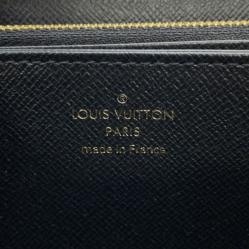 ルイヴィトン 長財布 モノグラム・リバース ジッピー・ウォレット M82444 LOUIS VUITTON 黒