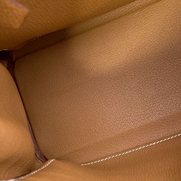 エルメス ハンドバッグ ケリー28 内縫い ゴールド/シルバー金具 トゴ B刻印 2wayショルダー