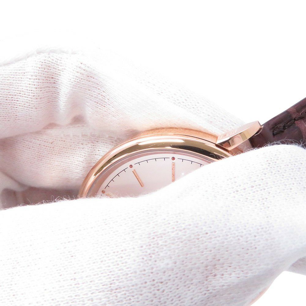 ランゲ＆ゾーネ サクソニア 380.032 A.LANGE&ZOHNE K18PGピンクゴールド 腕時計 ウォッチ シルバー文字盤