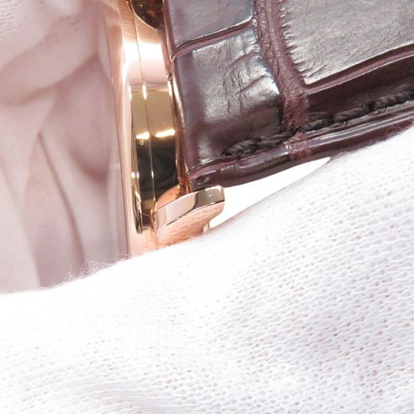 ランゲ＆ゾーネ サクソニア 380.032 A.LANGE&ZOHNE K18PGピンクゴールド 腕時計 ウォッチ シルバー文字盤