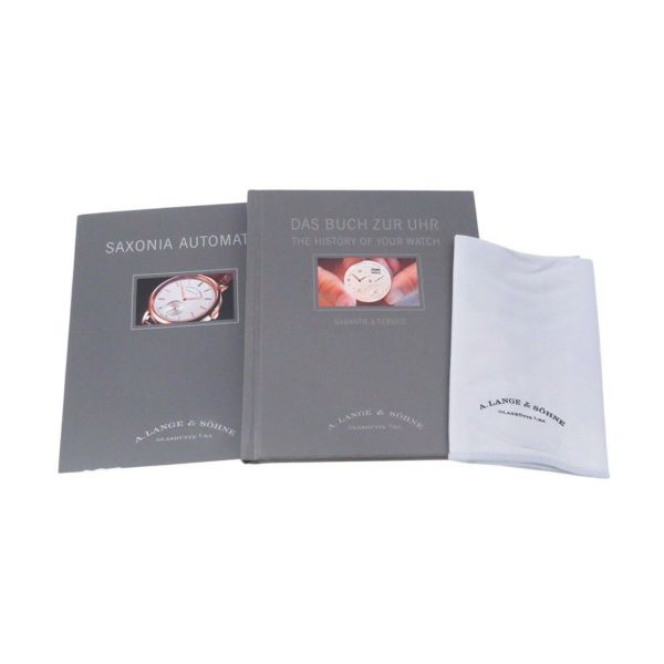 ランゲ＆ゾーネ サクソニア 380.032 A.LANGE&ZOHNE K18PGピンクゴールド 腕時計 ウォッチ シルバー文字盤