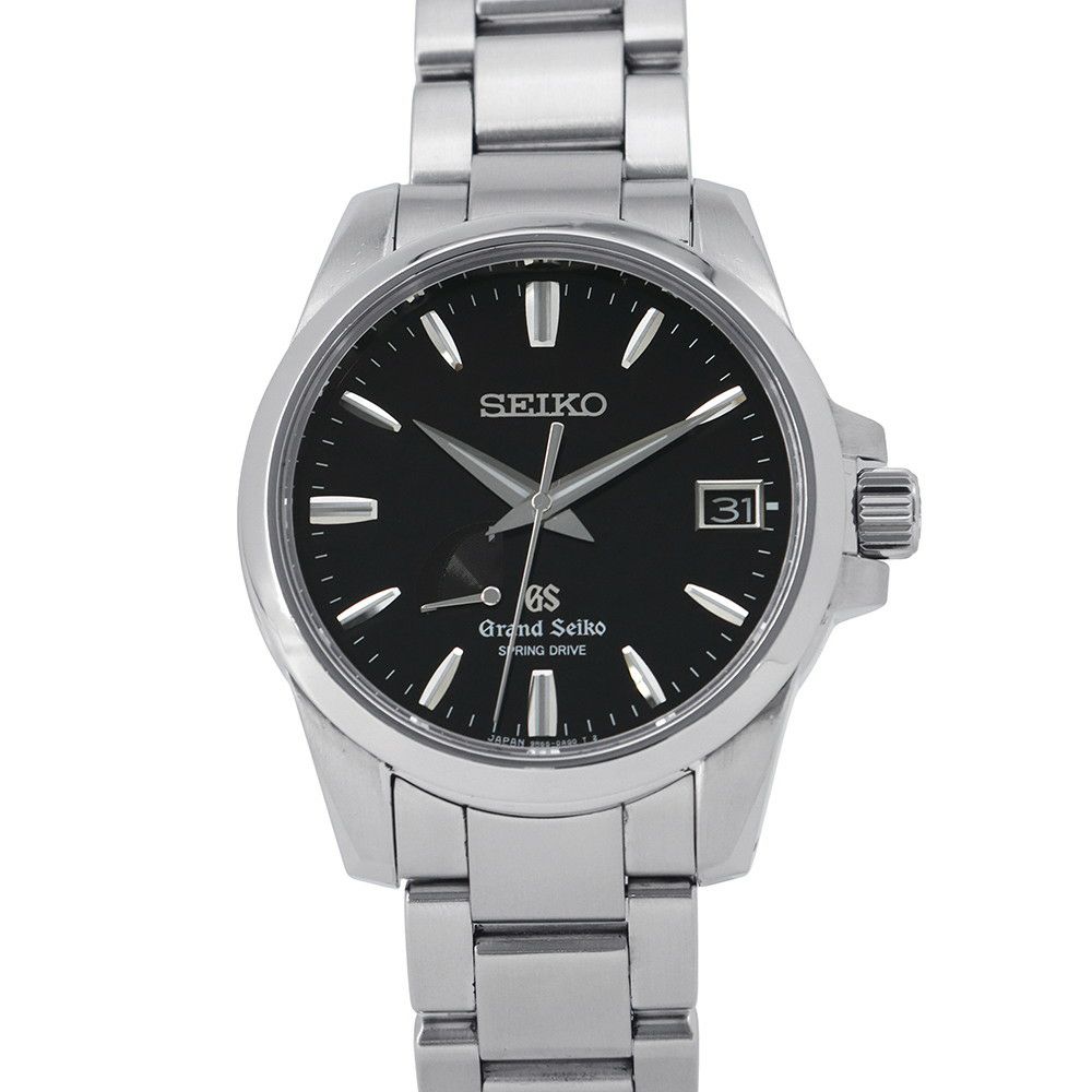 グランドセイコー ヘリテージコレクション  デイト スプリングドライブ SBGA027 SEIKO 腕時計 黒文字盤
