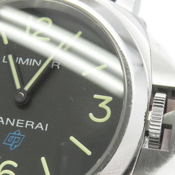 パネライ ルミノール ベース ロゴ 3デイズ アッチャイオ PAM00774 PANERAI 腕時計 黒文字盤