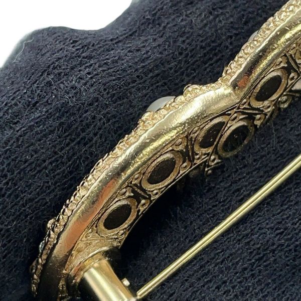 シャネル ブローチ ココマーク メタル フェイクパール ラインストーン F23V A64762 CHANEL アクセサリー