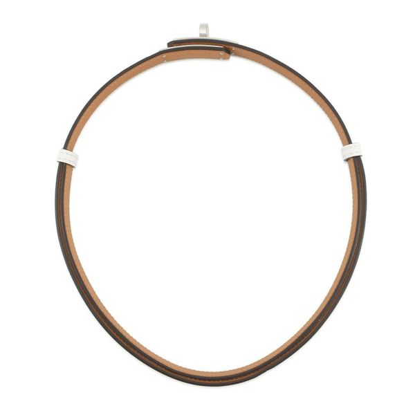 エルメス ケリーベルト18 ニューホワイト/シルバー金具 エプソン W刻印 HERMES べルト 白