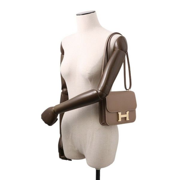 エルメス ミニ コンスタンス3 ミロワール エトゥープ/シャンパンゴールド金具 エプソン K刻印