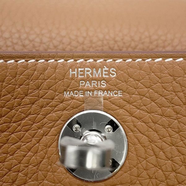 エルメス リンディ ミニ ゴールド/シルバー金具 トリヨンクレマンス K刻印 2wayショルダー