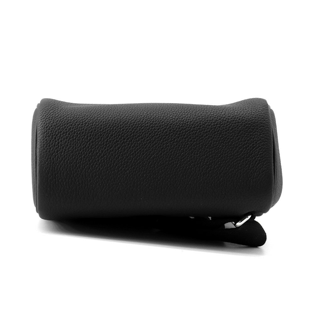 エルメス ボディバッグ ケリー アッカドPM ブラック/シルバー金具 トゴ B刻印 メンズ 黒