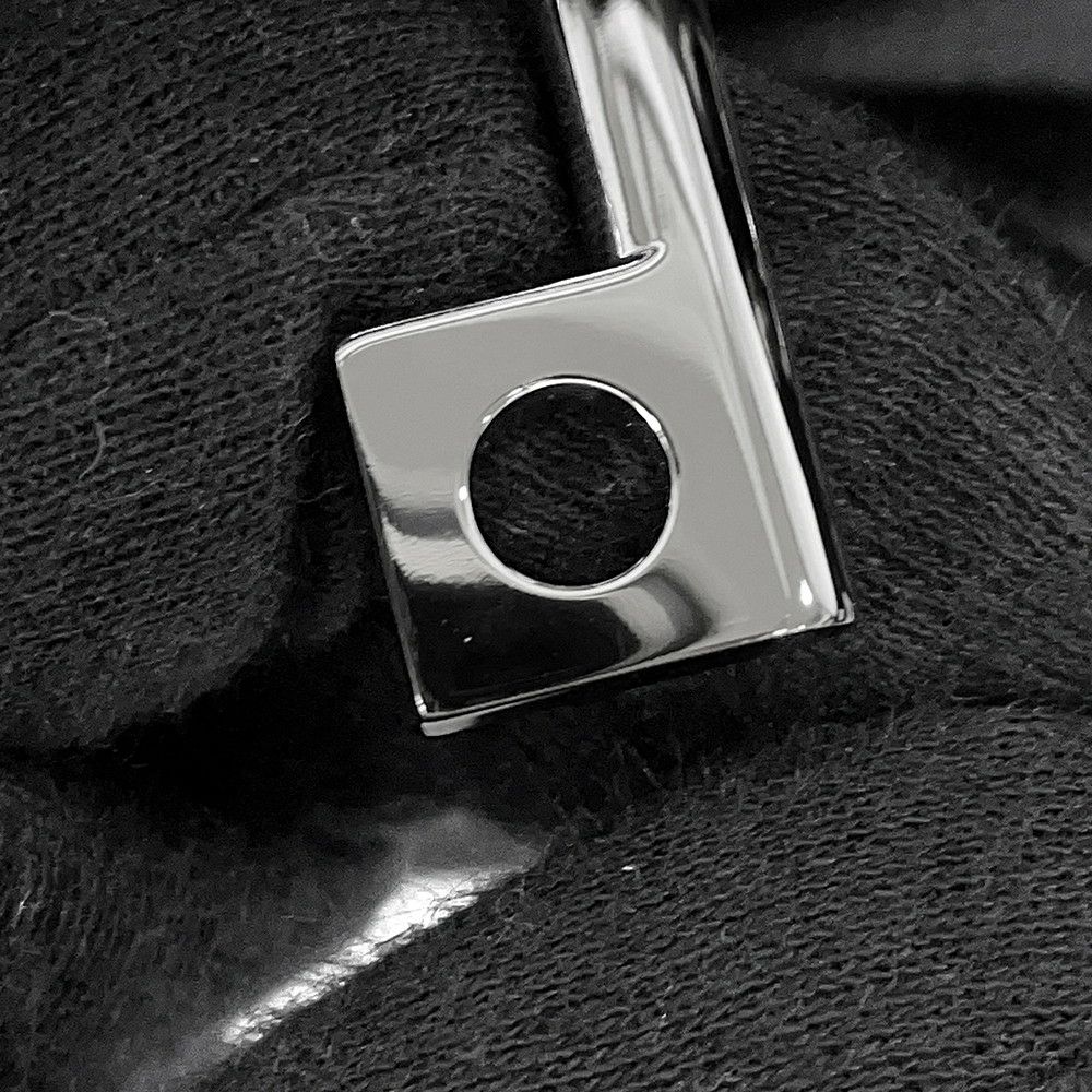 エルメス ボディバッグ ケリー アッカドPM ブラック/シルバー金具 トゴ B刻印 メンズ 黒