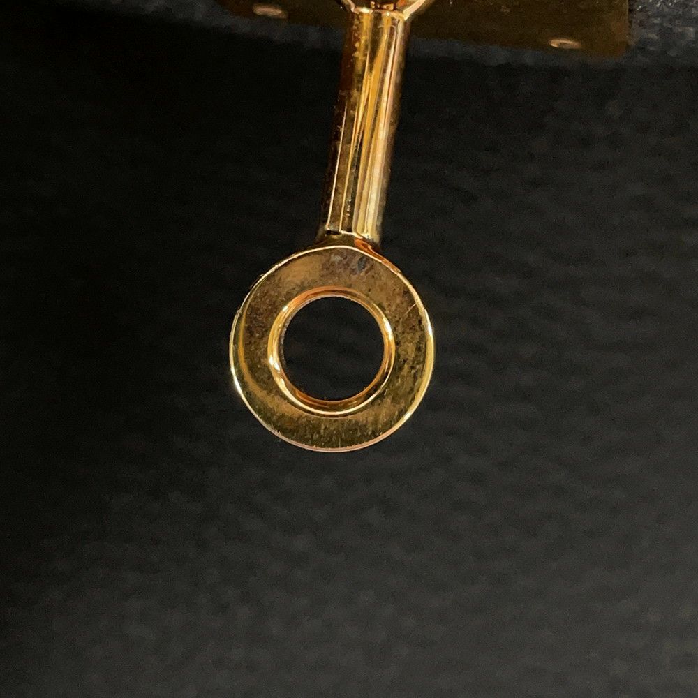 エルメス バーキン35 ブラック/ピンクゴールド金具 トゴ Y刻印 HERMES Birkin ハンドバッグ 黒