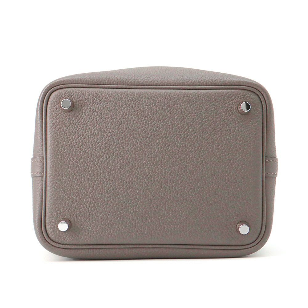 エルメス ハンドバッグ ピコタンロックPM エタン/シルバー金具 トリヨンクレマンス U刻印