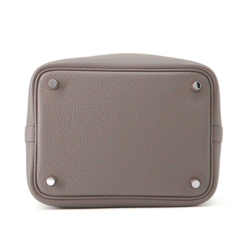 エルメス ハンドバッグ ピコタンロックPM エタン/シルバー金具 トリヨンクレマンス U刻印