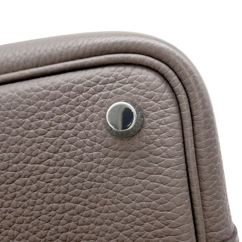 エルメス ハンドバッグ ピコタンロックPM エタン/シルバー金具 トリヨンクレマンス U刻印