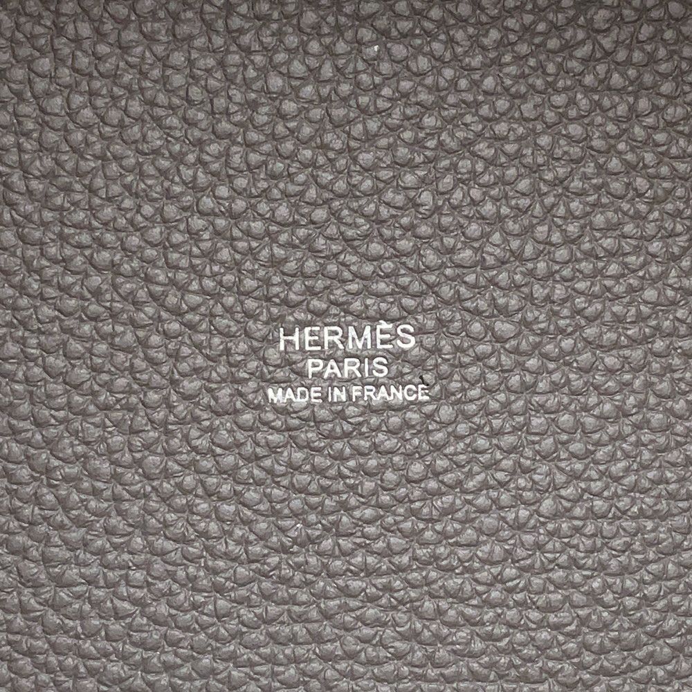 エルメス ハンドバッグ ピコタンロックPM エタン/シルバー金具 トリヨンクレマンス U刻印
