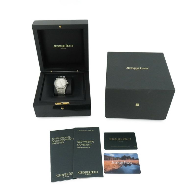 オーデマピゲ ロイヤルオーク オートマティック 15450ST.OO.1256ST.01.A AUDEMARS PIGUET 腕時計 シルバー文字盤