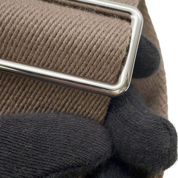 エルメス ショルダーバッグ ヴィドポッシュ エトゥープ/シルバー金具 トゴ W刻印 HERMES バッグ