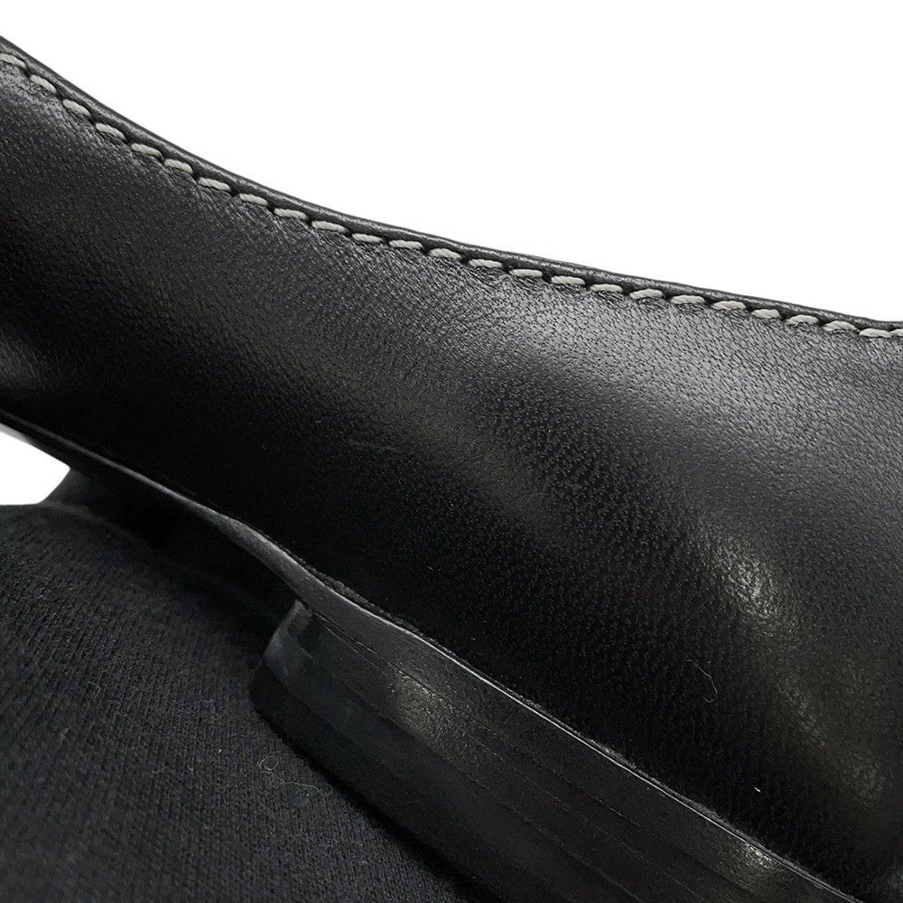 エルメス バレエシューズ リズ ナッパレザー レディースサイズ35 HERMES 黒