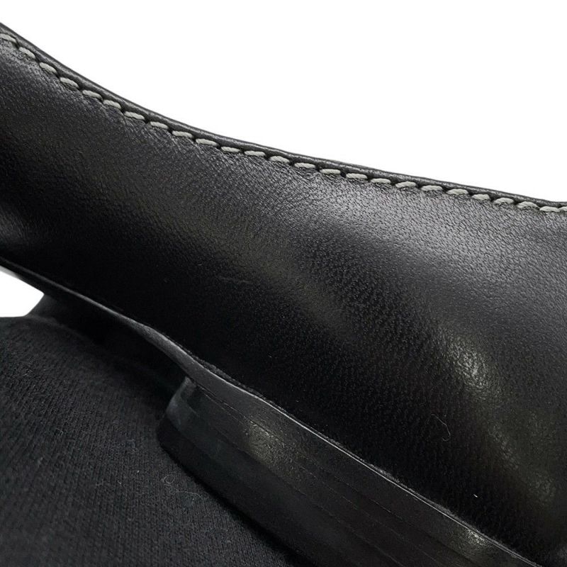 エルメス バレエシューズ リズ ナッパレザー レディースサイズ35 HERMES 黒