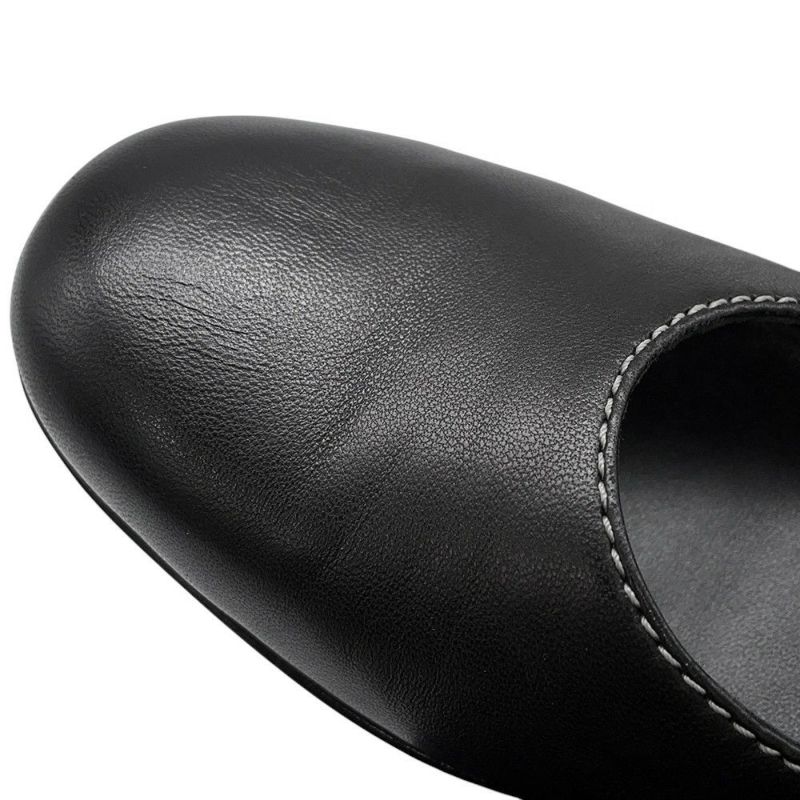 エルメス バレエシューズ リズ ナッパレザー レディースサイズ35 HERMES 黒