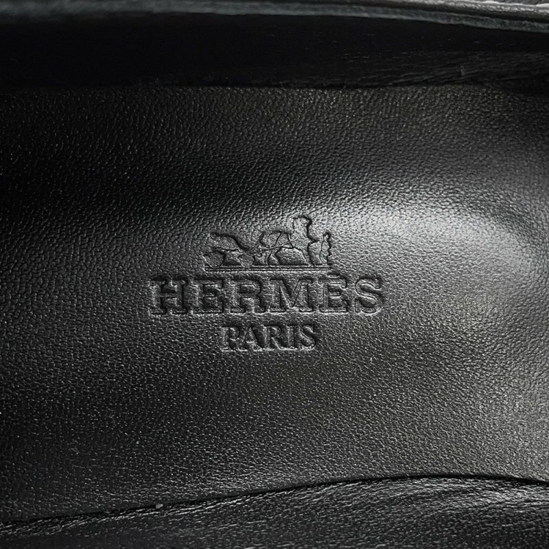 エルメス バレエシューズ リズ ナッパレザー レディースサイズ35 HERMES 黒