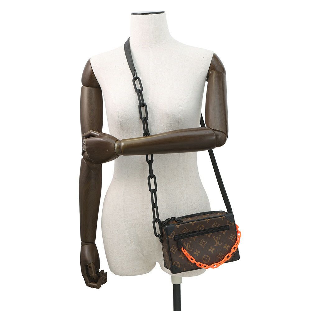 ルイヴィトン ショルダーバッグ モノグラム・ソーラーレイ ミニ・ソフトトランク M44480 ヴィトン バッグ ヴァージル・アブロー 黒 ブラック