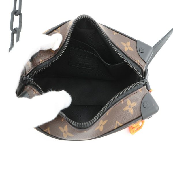 ルイヴィトン ショルダーバッグ モノグラム・ソーラーレイ ミニ・ソフトトランク M44480 ヴィトン バッグ ヴァージル・アブロー 黒 ブラック