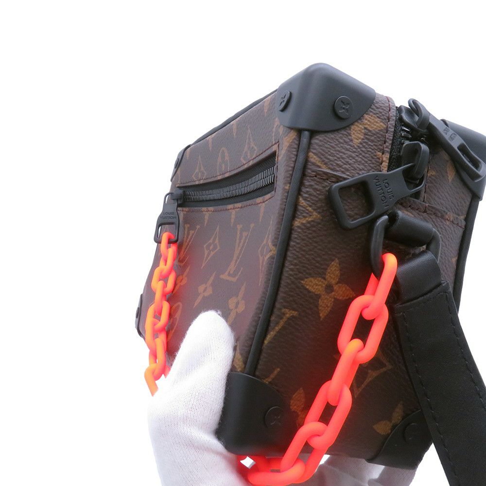 ルイヴィトン ショルダーバッグ モノグラム・ソーラーレイ ミニ・ソフトトランク M44480 ヴィトン バッグ ヴァージル・アブロー 黒 ブラック