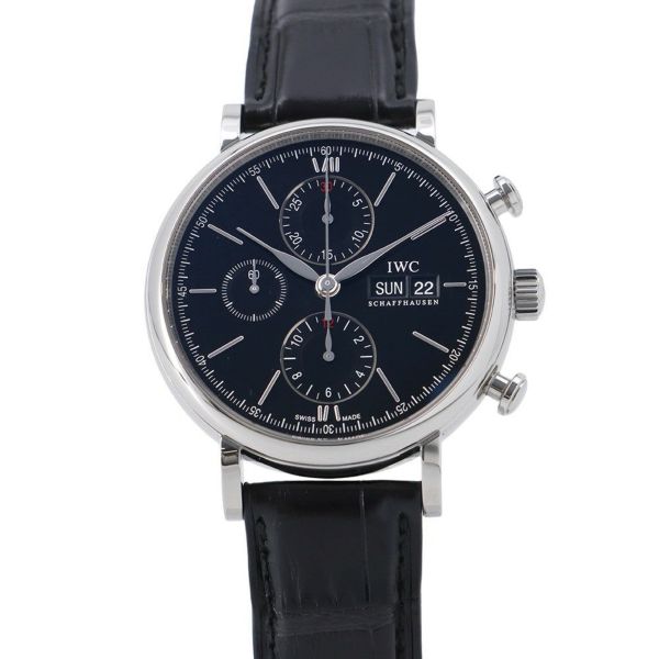 IWC ポートフィノ クロノグラフ IW391029 腕時計 ウォッチ 黒文字盤