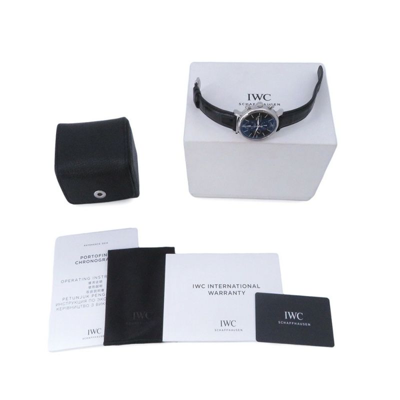IWC ポートフィノ クロノグラフ IW391029 腕時計 ウォッチ 黒文字盤