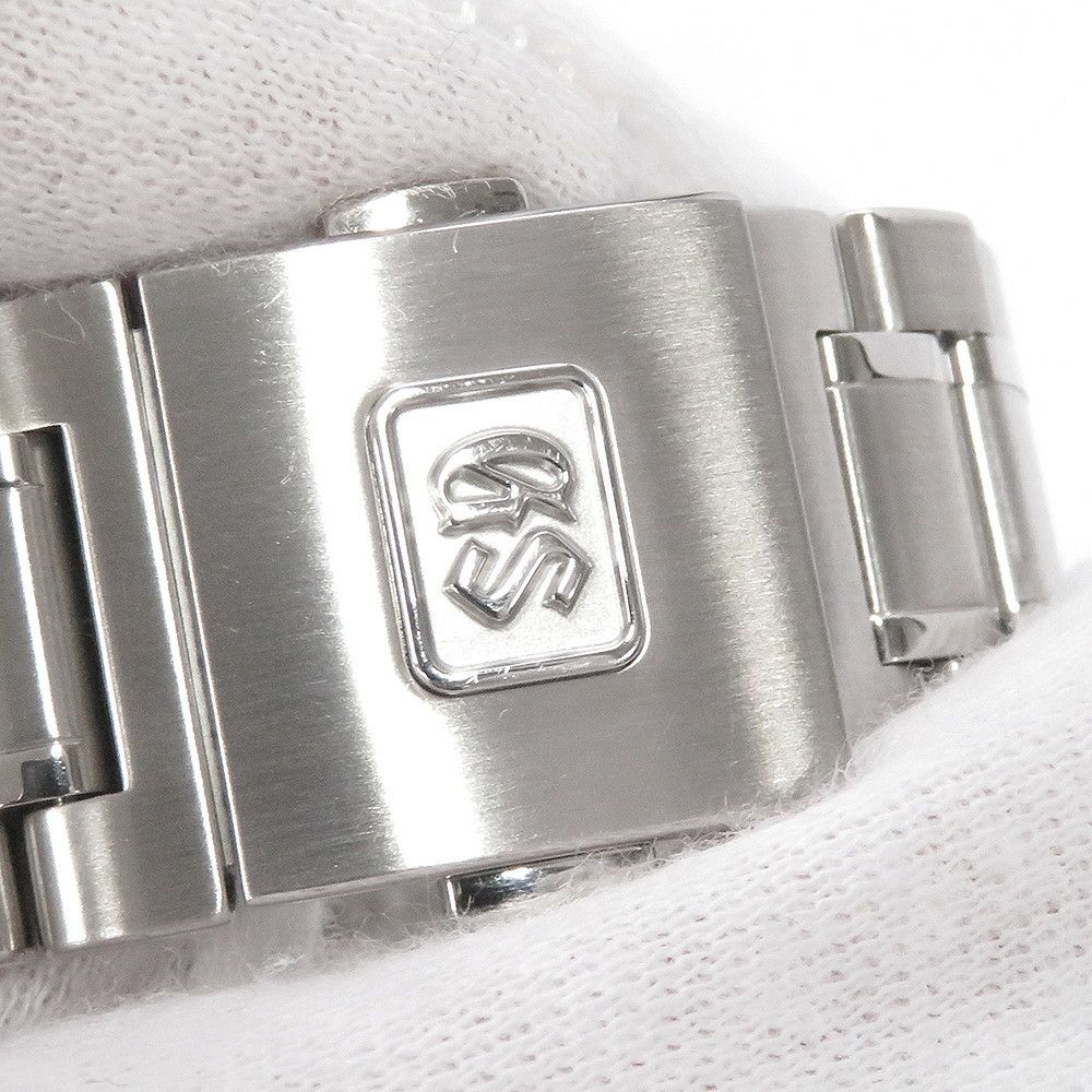 セイコー グランドセイコー スプリングドライブ デイト SBGA375 SEIKO 腕時計 ネイビー文字盤