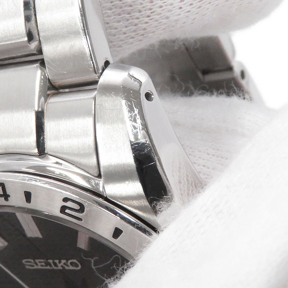 セイコー グランドセイコー メカニカル GMT マスターショップ限定 SBGM001 SEIKO 腕時計 黒文字盤