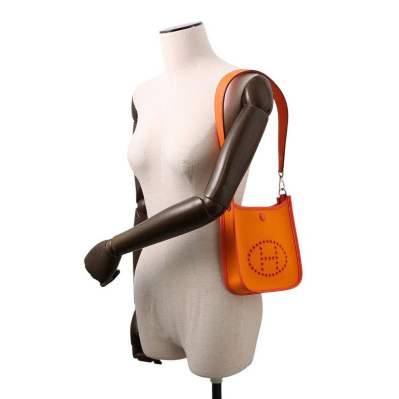 エルメス ワンショルダー ネオ エブリンTPM ジョーヌドール/フー/シルバー金具 トワルオフィシェ/スイフト B刻印