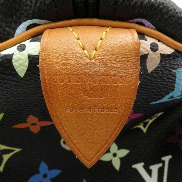 ルイヴィトン ハンドバッグ モノグラム・マルチカラー スピーディ30 M92642 LOUIS VUITTON ヴィトン 黒 ブラック