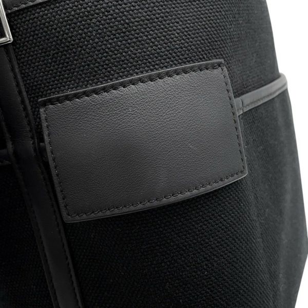 エルメス ハンドバッグ ピコタンロックPM カーゴ ブラック/シルバー金具 トワルゴエラン/スイフト W刻印 黒
