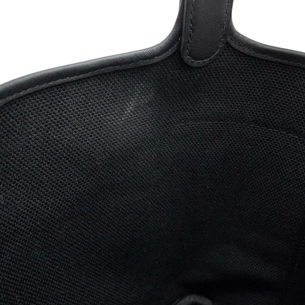 エルメス ハンドバッグ ピコタンロックPM カーゴ ブラック/シルバー金具 トワルゴエラン/スイフト W刻印 黒