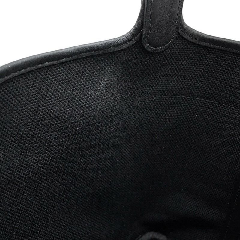 エルメス ハンドバッグ ピコタンロックPM カーゴ ブラック/シルバー金具 トワルゴエラン/スイフト W刻印 黒