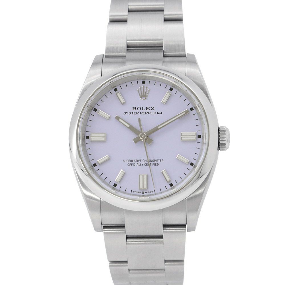 ロレックス オイスターパーペチュアル36 ランダムシリアル ルーレット 126000 ROLEX 腕時計 ラベンダー文字盤