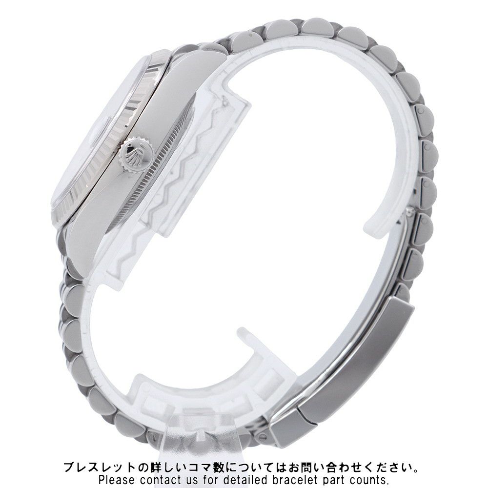 ロレックス デイトジャスト36 SS/K18WG ランダムシリアル ルーレット 126234 ROLEX 腕時計 ブライトブルー文字盤