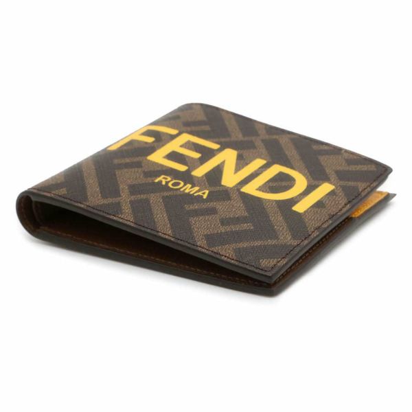 フェンディ 二つ折り財布 ロゴ レザー 7M0338 FENDI 財布 メンズ