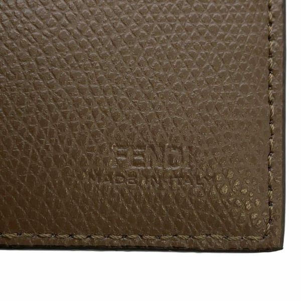 フェンディ 二つ折り財布 ロゴ レザー 7M0338 FENDI 財布 メンズ