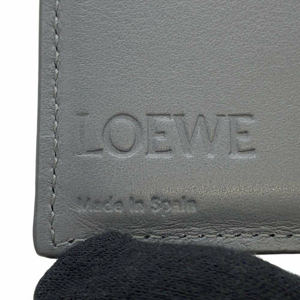 ロエベ 三つ折り財布 アナグラム トライフォールド ウォレット ペブルグレインカーフ C821TR2X02 LOEWE