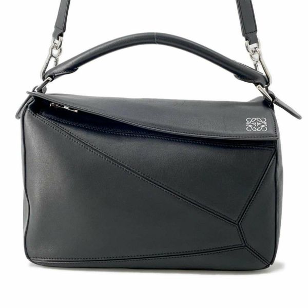 ロエベ ハンドバッグ パズルバッグ ミディアム 322.30.S20 LOEWE バッグ 2wayショルダーバッグ 黒