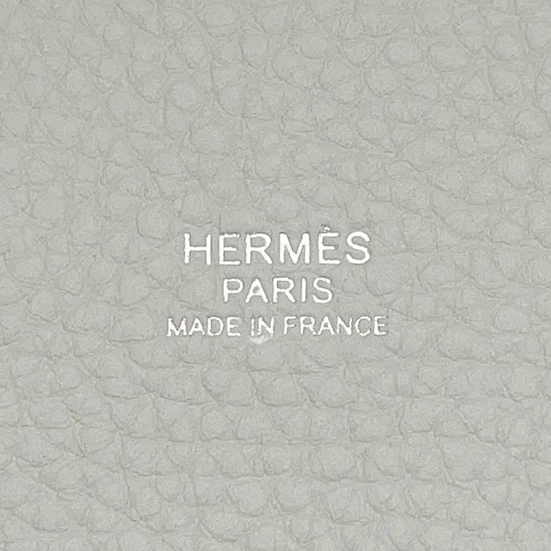エルメス ハンドバッグ ピコタンロックMM パールグレー/シルバー金具 トリヨンクレマンス W刻印