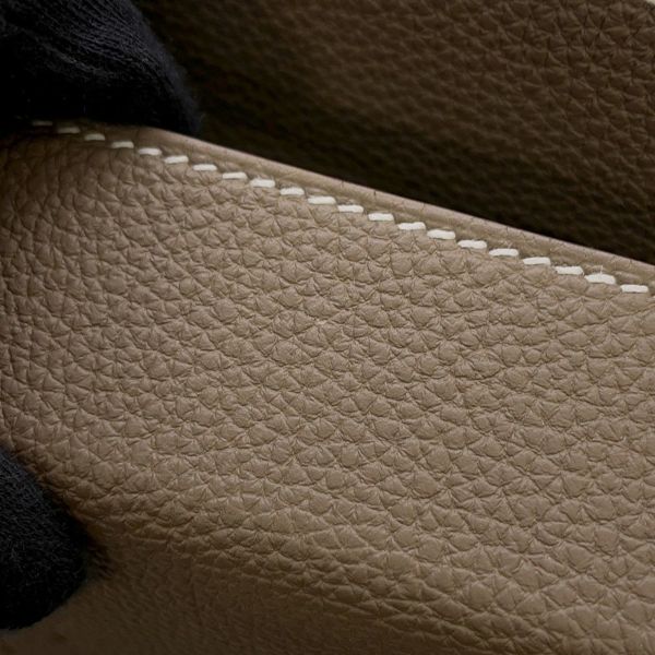 エルメス ショルダーバッグ ヴィドポッシュ エトゥープ/シルバー金具 トゴ B刻印 HERMES バッグ